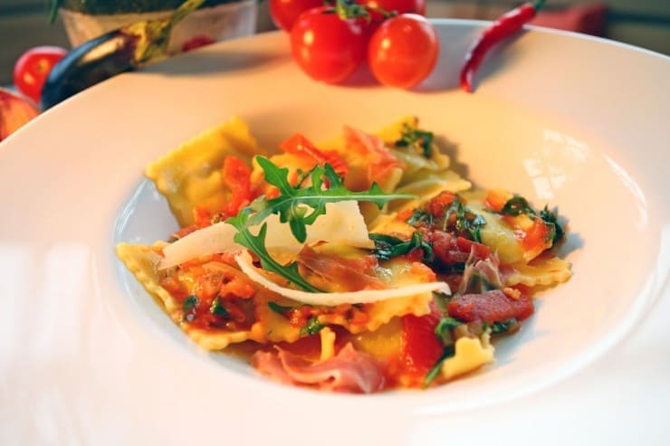 Leckeres Nudelgericht