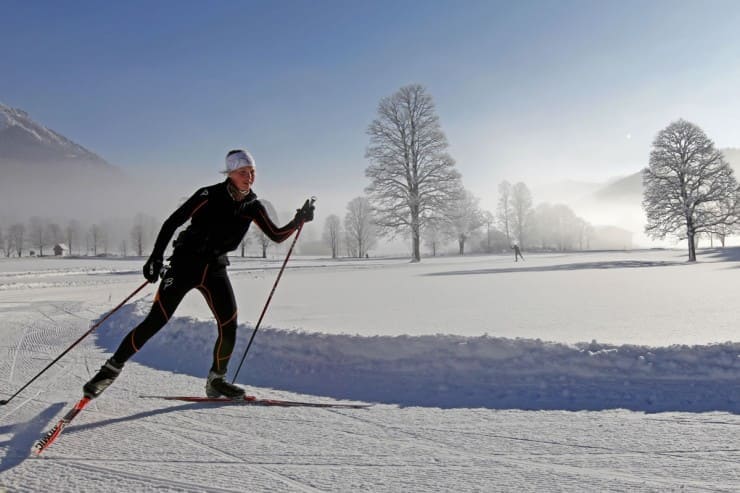 Langlaufen im Winterurlaub